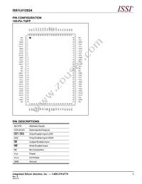 IS61LV12824-8BL-TR Datasheet Page 3