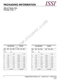 IS61LV256-15TL Datasheet Page 10