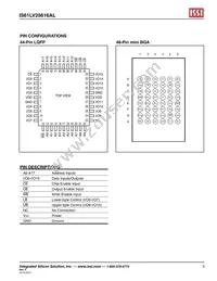 IS61LV25616AL-10T-TR Datasheet Page 3