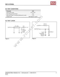 IS61LV2568L-10T Datasheet Page 5