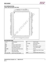 IS61LV632A-6TQI-TR Datasheet Page 3