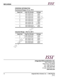 IS61LV632A-6TQI-TR Datasheet Page 16