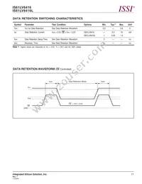 IS61LV6416-12KL-TR Datasheet Page 11