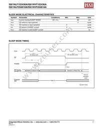IS61NLF102436A-7.5TQLI-TR Datasheet Page 11