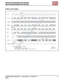 IS61NLF102436A-7.5TQLI-TR Datasheet Page 13