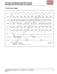 IS61NLF102436B-6.5TQLI Datasheet Page 23