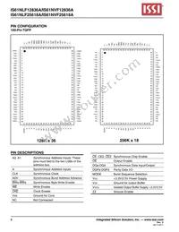 IS61NLF12836A-7.5TQI Datasheet Page 8