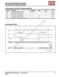 IS61NLF12836A-7.5TQI Datasheet Page 17