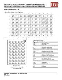 IS61NLF25618EC-7.5TQLI Datasheet Page 3