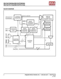 IS61NLF25636A-7.5B2I-TR Datasheet Page 2