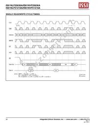IS61NLF25636A-7.5B2I-TR Datasheet Page 20