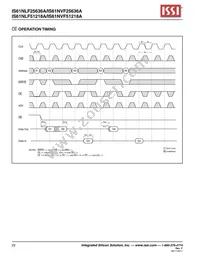 IS61NLF25636A-7.5B2I-TR Datasheet Page 22