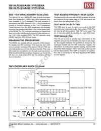 IS61NLF25636A-7.5B2I-TR Datasheet Page 23