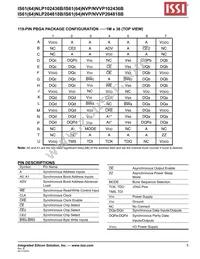 IS61NLP204818B-250B3L Datasheet Page 5