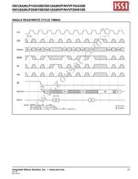 IS61NLP204818B-250B3L Datasheet Page 21