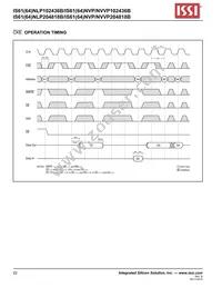 IS61NLP204818B-250B3L Datasheet Page 22