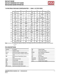 IS61NLP25618A-200B3I-TR Datasheet Page 7