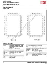 IS61NLP25618A-200B3I-TR Datasheet Page 8