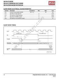 IS61NLP25618A-200B3I-TR Datasheet Page 18