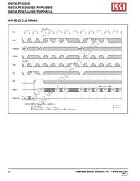 IS61NLP25618A-200B3I-TR Datasheet Page 20