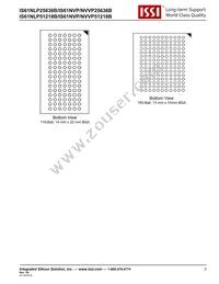 IS61NLP25636B-200B3LI Datasheet Page 3