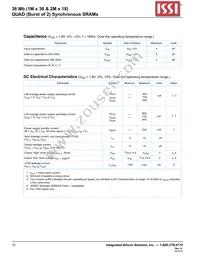 IS61QDB22M18-250M3L Datasheet Page 12