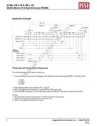 IS61QDB41M36-250M3L Datasheet Page 6
