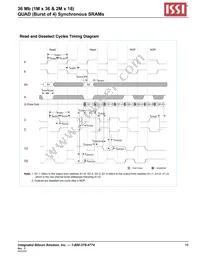 IS61QDB41M36-250M3L Datasheet Page 18