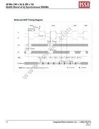 IS61QDB41M36-250M3L Datasheet Page 19