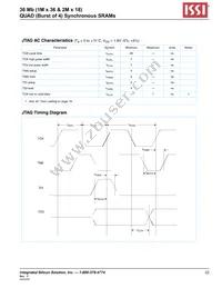 IS61QDB41M36-250M3L Datasheet Page 22