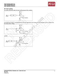 IS61QDB42M18A-333M3LI Datasheet Page 17