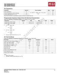 IS61QDB42M18C-333M3LI Datasheet Page 18