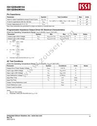 IS61QDB44M18A-300M3L Datasheet Page 16