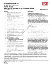 IS61QDP2B42M18A-400M3L Datasheet Cover