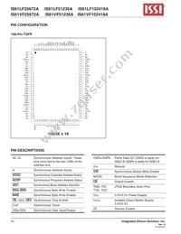 IS61VF51236A-7.5B3I Datasheet Page 10
