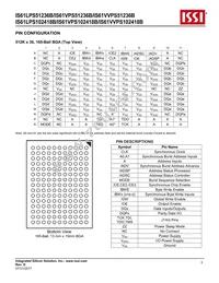 IS61VPS102418B-250TQL Datasheet Page 3