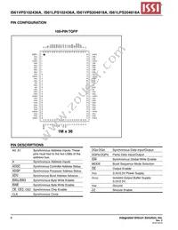 IS61VPS102436A-166TQL-TR Datasheet Page 6