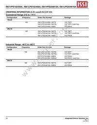 IS61VPS102436A-166TQL-TR Datasheet Page 18