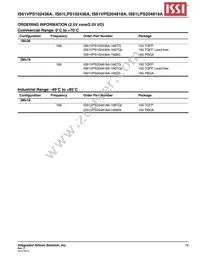 IS61VPS102436A-166TQL-TR Datasheet Page 19