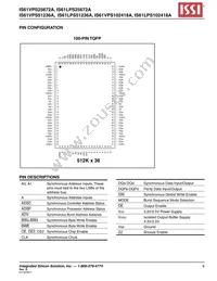 IS61VPS51236A-250B3I Datasheet Page 9