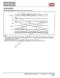 IS61WV102416ALL-20MI-TR Datasheet Page 16