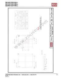 IS61WV102416ALL-20MI-TR Datasheet Page 19