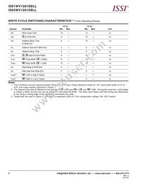 IS61WV12816BLL-12TLI Datasheet Page 8