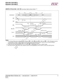 IS61WV12816BLL-12TLI Datasheet Page 11