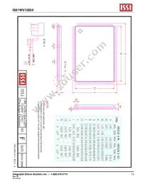 IS61WV12824-8BL Datasheet Page 13