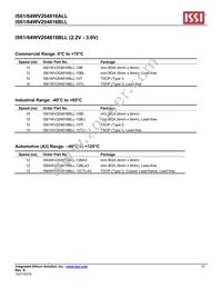 IS61WV204816BLL-10TLI Datasheet Page 15