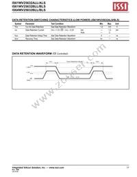 IS61WV25632BLL-10BLI Datasheet Page 17