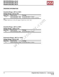 IS61WV25632BLL-10BLI Datasheet Page 18