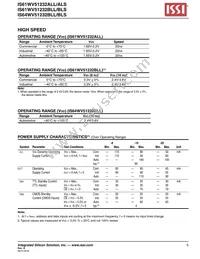 IS61WV51232BLL-10BLI Datasheet Page 5