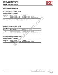 IS61WV51232BLL-10BLI Datasheet Page 18